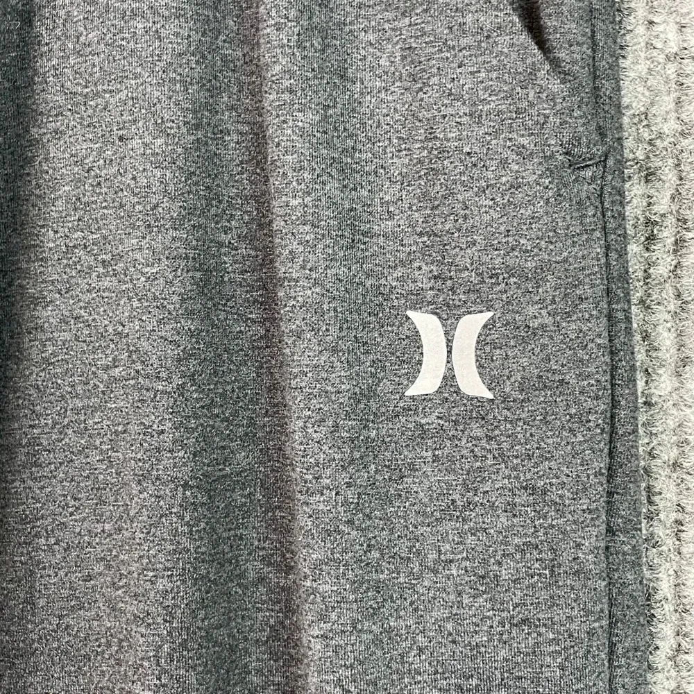 Hurley Jogger Pants Mens Large Gray Heather Athletic Sweatpants Stretch Running
